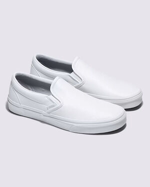 Vans Classic Slip-on Shoes (True White) - 13.0 Men